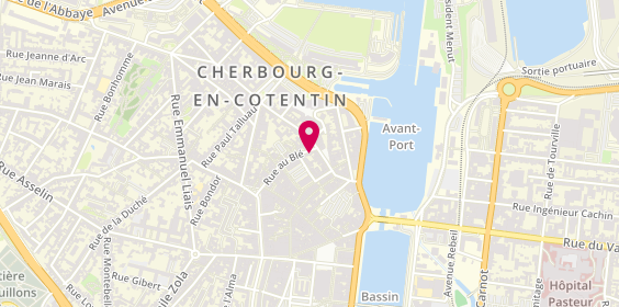 Plan de La Pie Qui Court, 62 Rue au Blé, 50100 Cherbourg-en-Cotentin