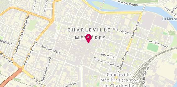 Plan de Bijouterie Landis, 19 Rue République, 08000 Charleville-Mézières