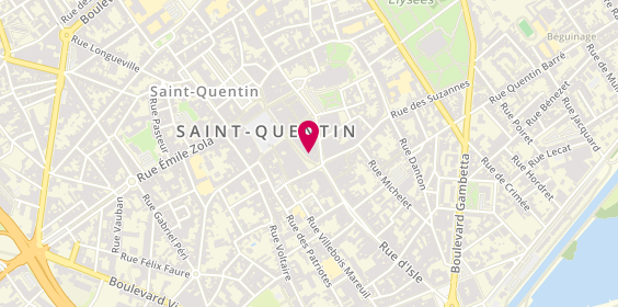 Plan de Bollot, 31 Rue de la Sellerie, 02100 Saint-Quentin