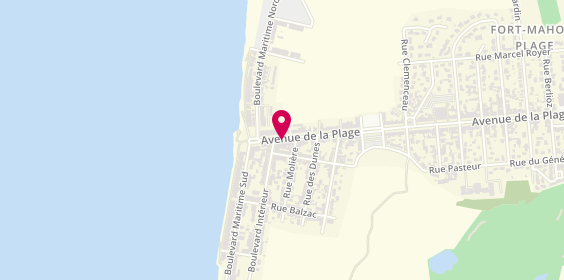 Plan de Aigue Marine, 1379 avenue de la Plage, 80120 Fort-Mahon-Plage