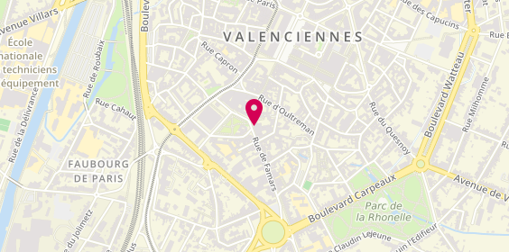 Plan de Sébastien Joaillier - Créateur, 73 Rue de Famars, 59300 Valenciennes