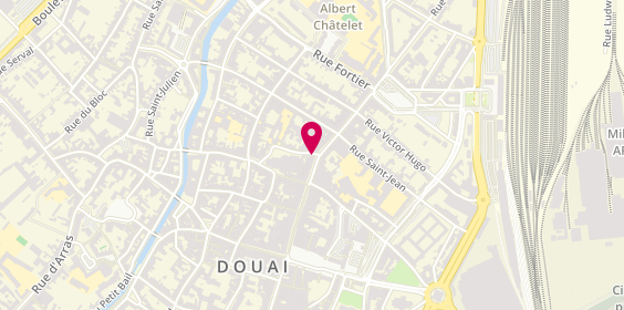 Plan de Bijouterie Decroix, 75 Rue de la Madeleine, 59500 Douai