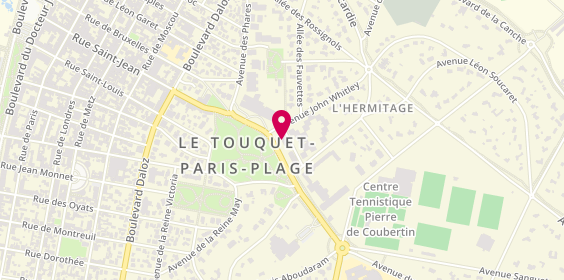 Plan de Pure Platinum - Henry Fournier, 6 avenue du Verger, 62520 Le Touquet-Paris-Plage