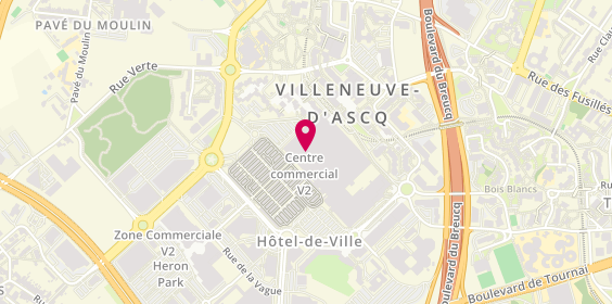 Plan de Histoire d'Or, Quartier Hotel de Ville Centre Commercial Auchan Villeneuve 2, 59650 Villeneuve-D'asq