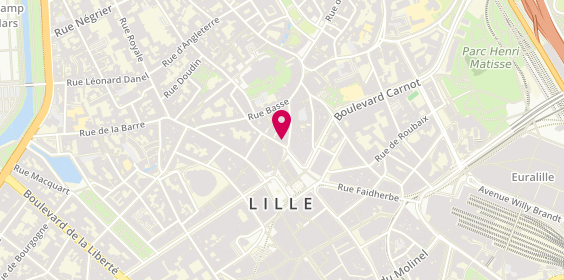 Plan de Anémone joaillerie de la vieille Bourse, 2 Rue Lepelletier, 59000 Lille