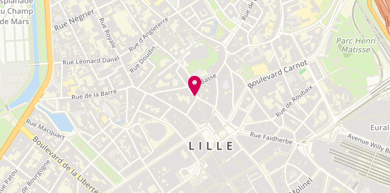 Plan de Arthus Bertrand - Bijouterie Lille, 23 Rue Lepelletier, 59000 Lille