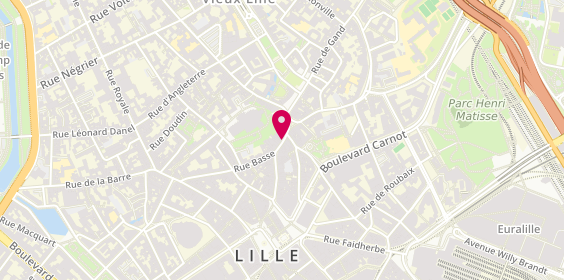 Plan de Satellite-Paris, 19 Rue des Chats Bossus, 59000 Lille