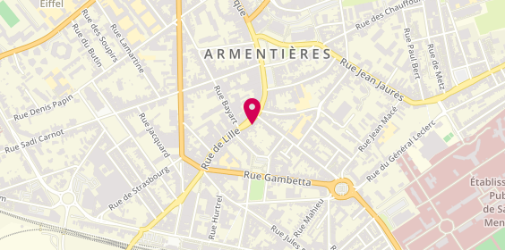 Plan de Oreades, 27 Rue de Lille, 59280 Armentières