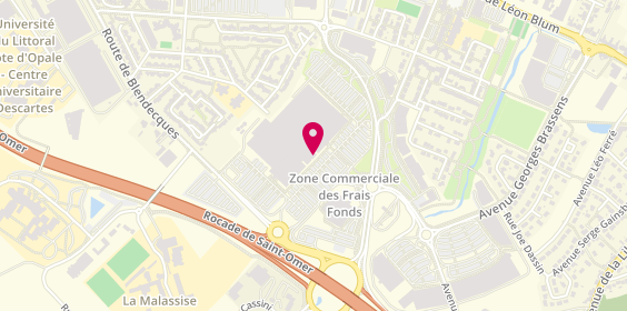 Plan de Claire's Accessoires, Rives de l'Aa, Zone Aménagement Des
C.c. Auchan avenue des Frais Fonds, 62219 Longuenesse, France