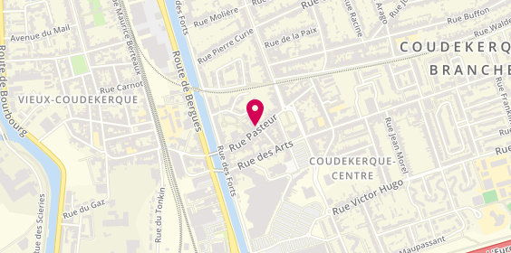 Plan de Bijouterie Carlier, 35 Bis Rue Pasteur, 59210 Coudekerque-Branche